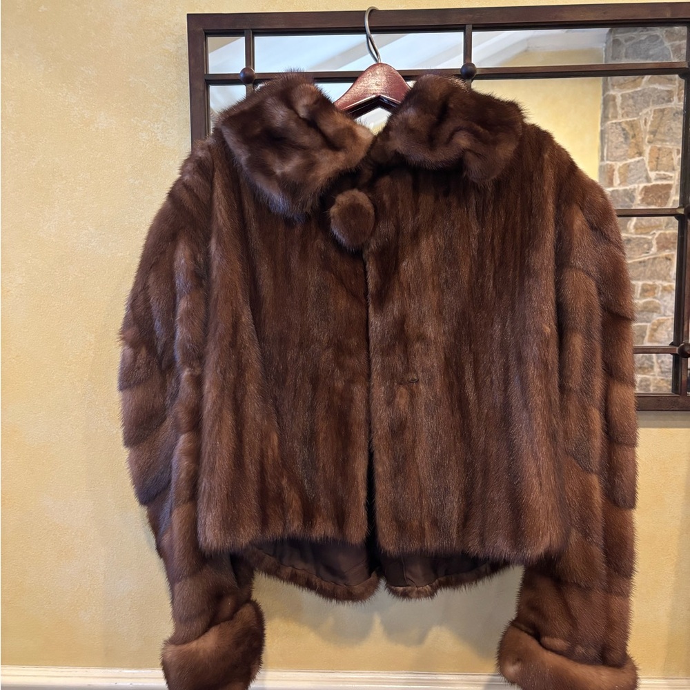 Classic Women's Brown Teddy-Style Fur Jacket